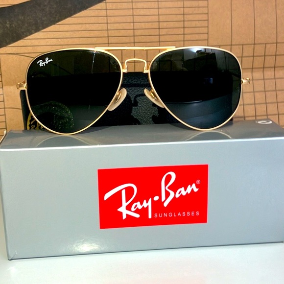 Ray-Ban Aviator Folding Sunglasses 😎🕶️☀️ - Picture 1 of 7